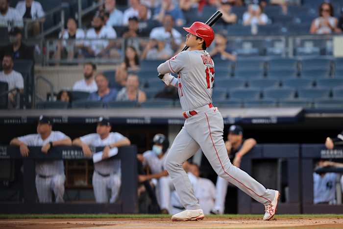 Angels Shohei Ohtani homers against Yankees